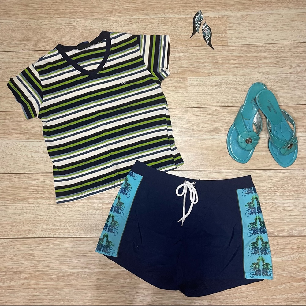 Vintage 90’s Jerry Leigh 100% Nylon Board Shorts